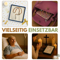 St. Benedict Olive Wood Rosary | Prayer Beads with Cross & Medal, Gift for Baptism, First Communion, Confirmation