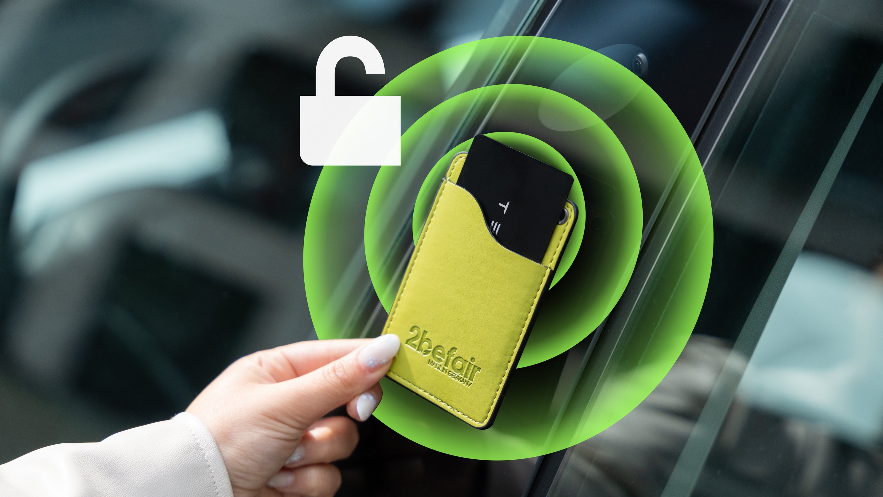 2befair Card Holder for Tesla Key Card