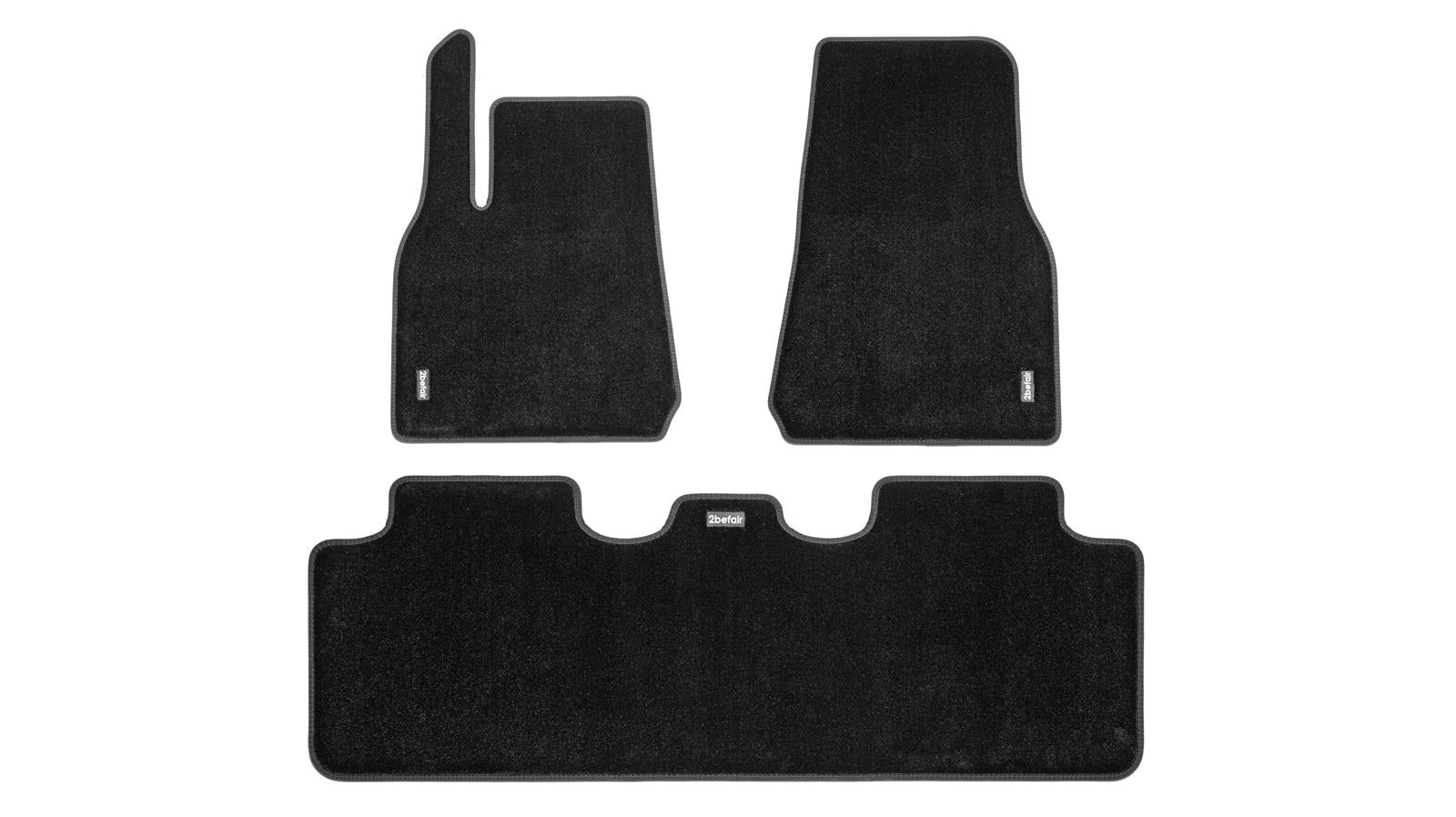 2befair Floor Mat Set Interior for the Tesla Model Y