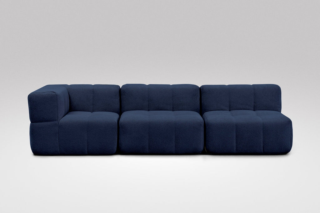 3-Piece Modular Sofa – Blue