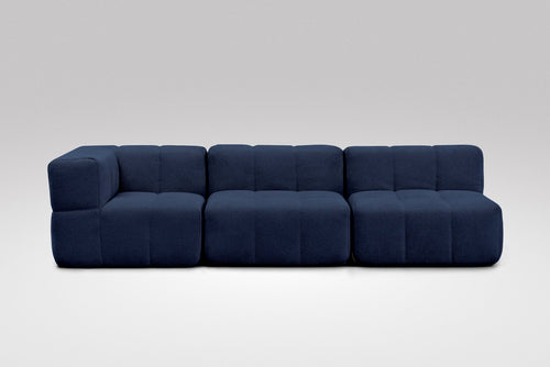3-Piece Modular Sofa – Blue