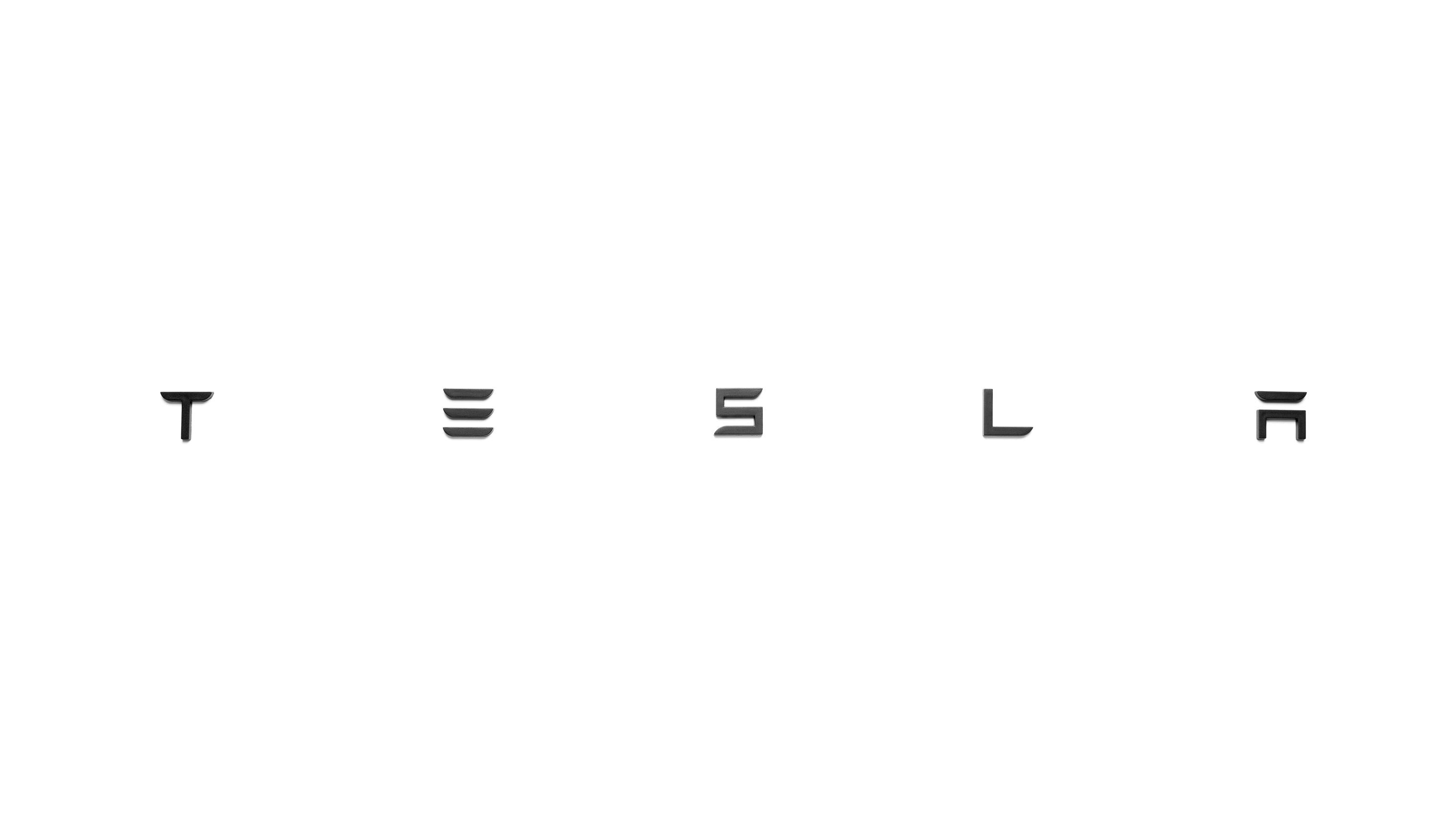 Tesla lettering for all Tesla models