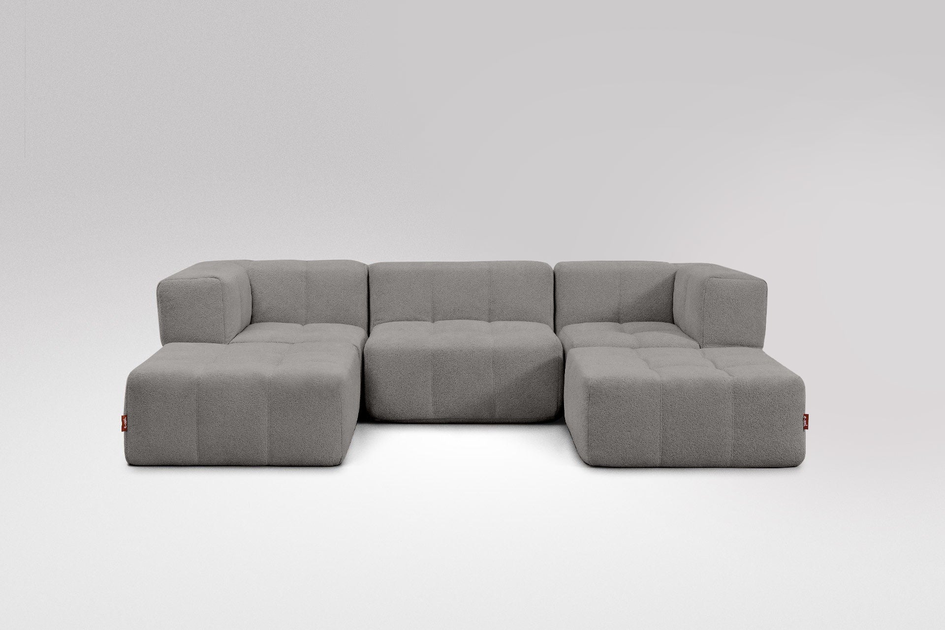 5 Piece Modular Sofa - Grey