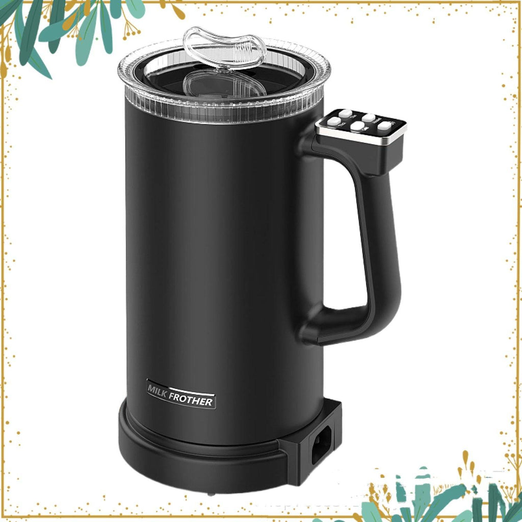 Electric Milk Frother for Coffee & Lattes – Hot & Cold Frothing