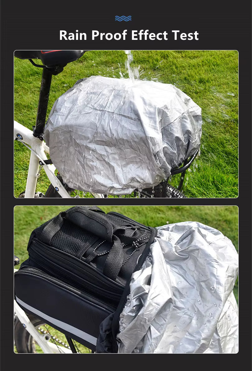Bicycle Pannier Rack Bag 27L incl. Side Pockets