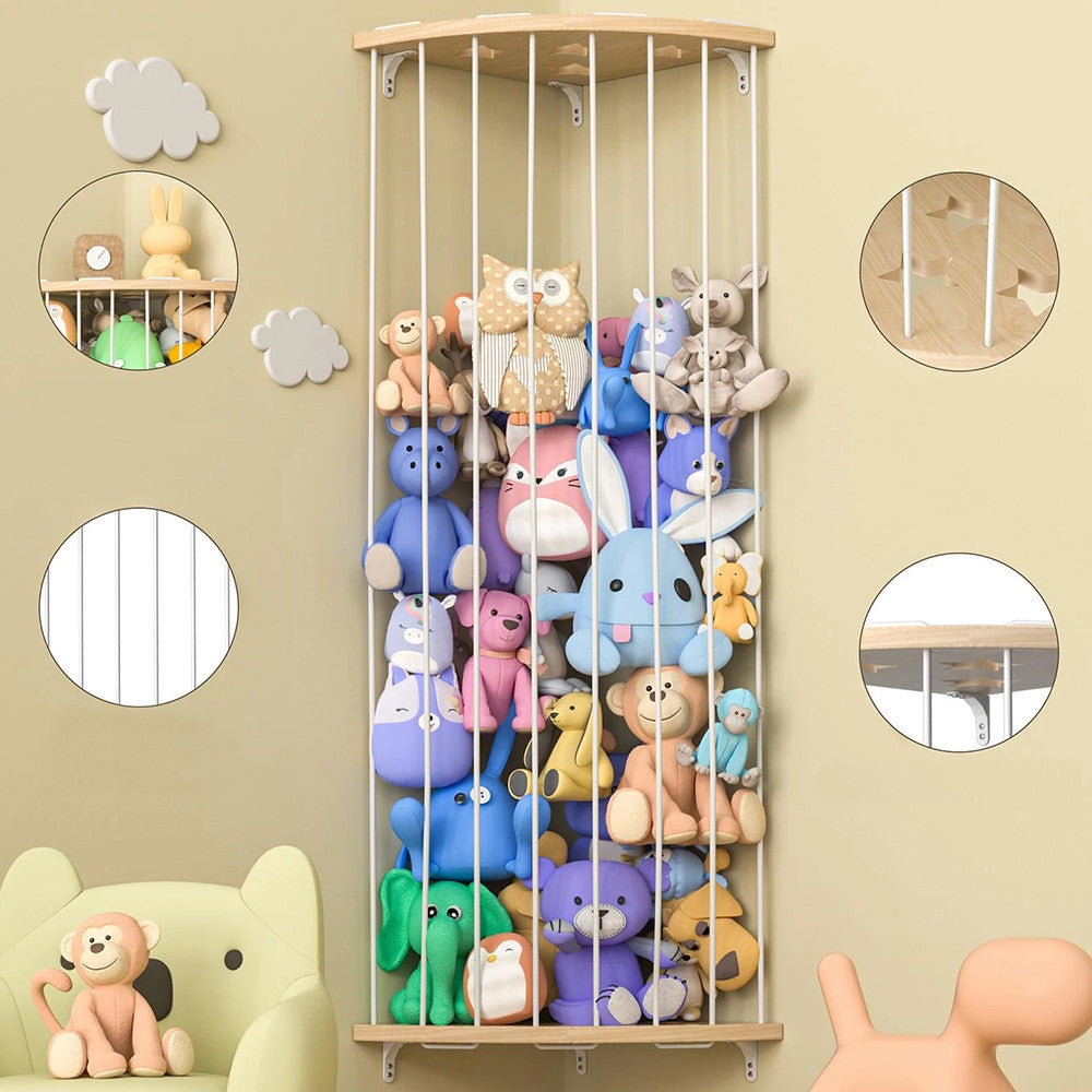 Corner plush support