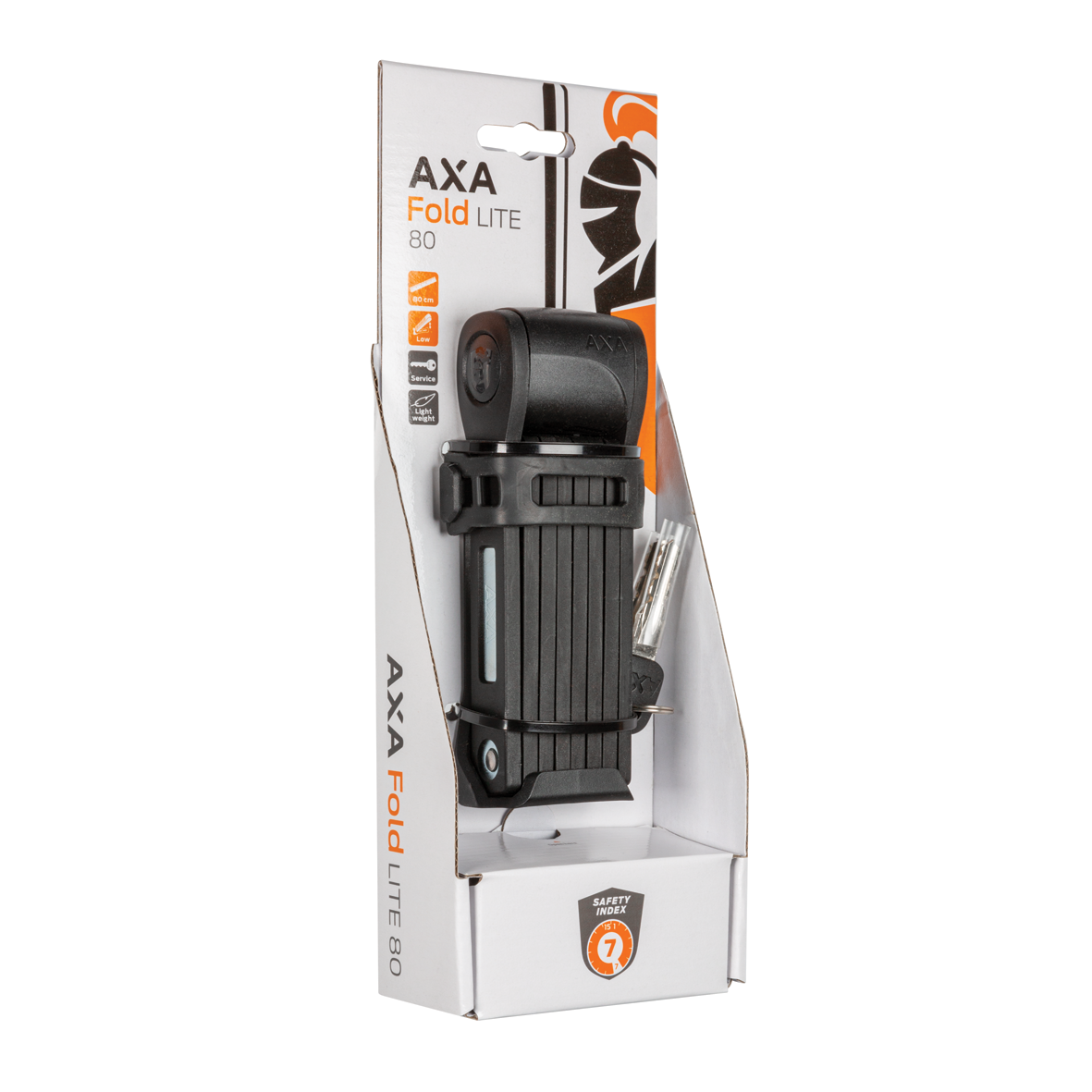 AXA Fold Lite 80 Folding Lock incl. Bracket