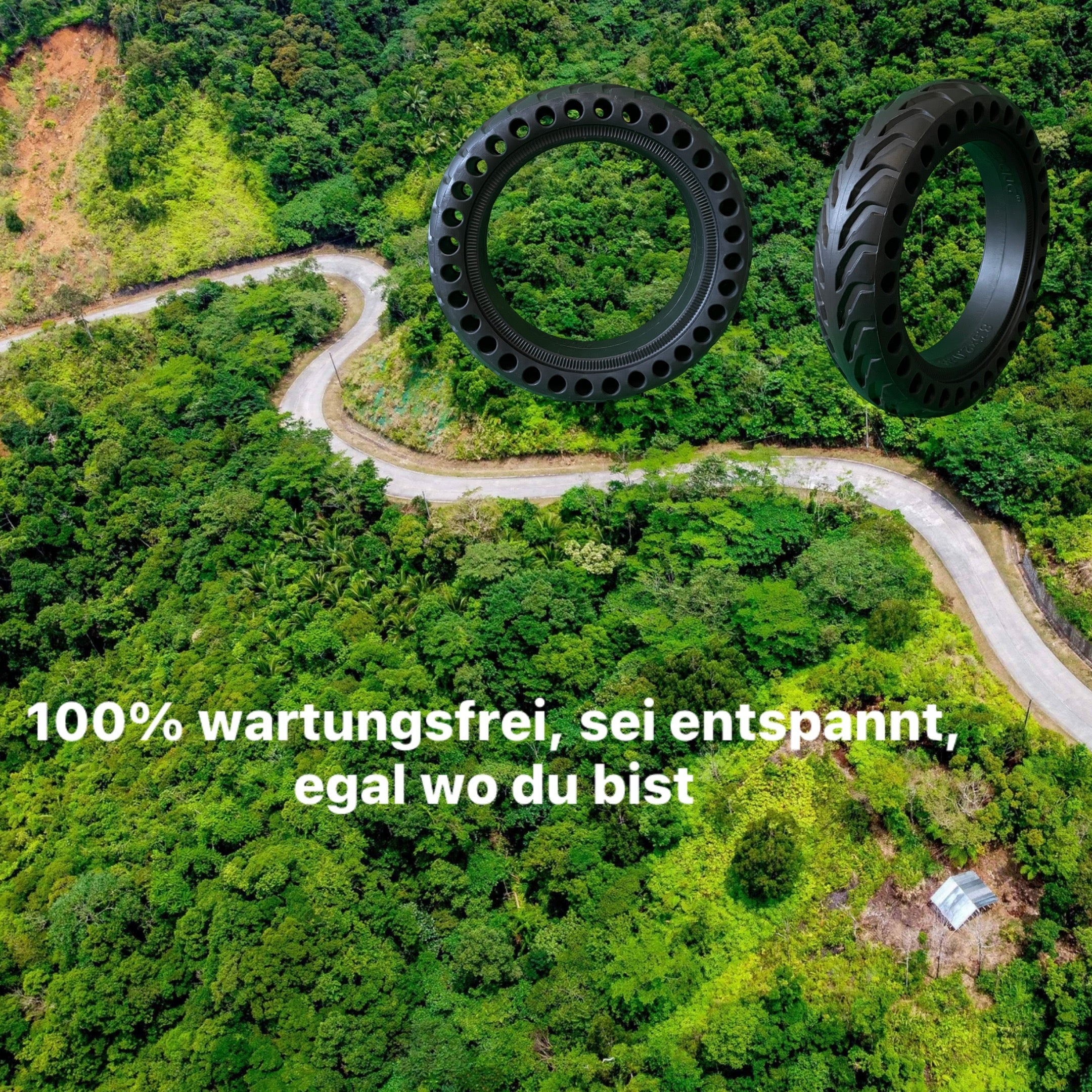 E-scooter solid tires 8.5 x 2 inch Honeycomb