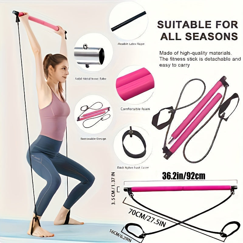 Pilates bar with band