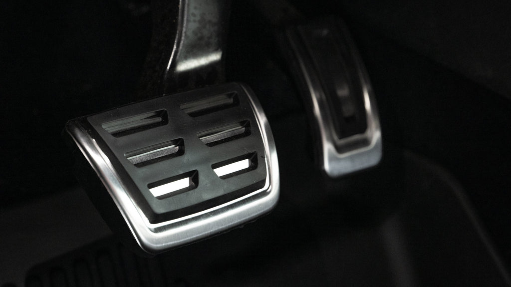 Performance Pedale Aluminiumoptik für VW, Audi, Skoda und Cupra