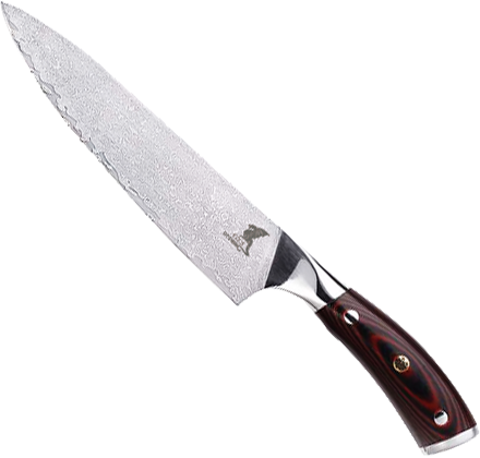 Damascus Chef's Knife (8"/20cm) | Sternsteiger - Hiroto Collection
