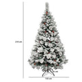 Snowy artificial pine - in several versions - 210 cm
