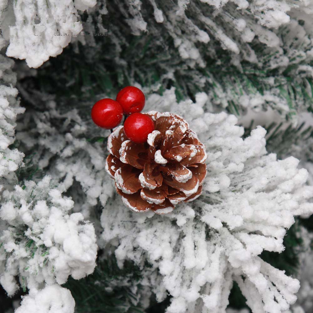 Snowy artificial pine - in several versions - 210 cm