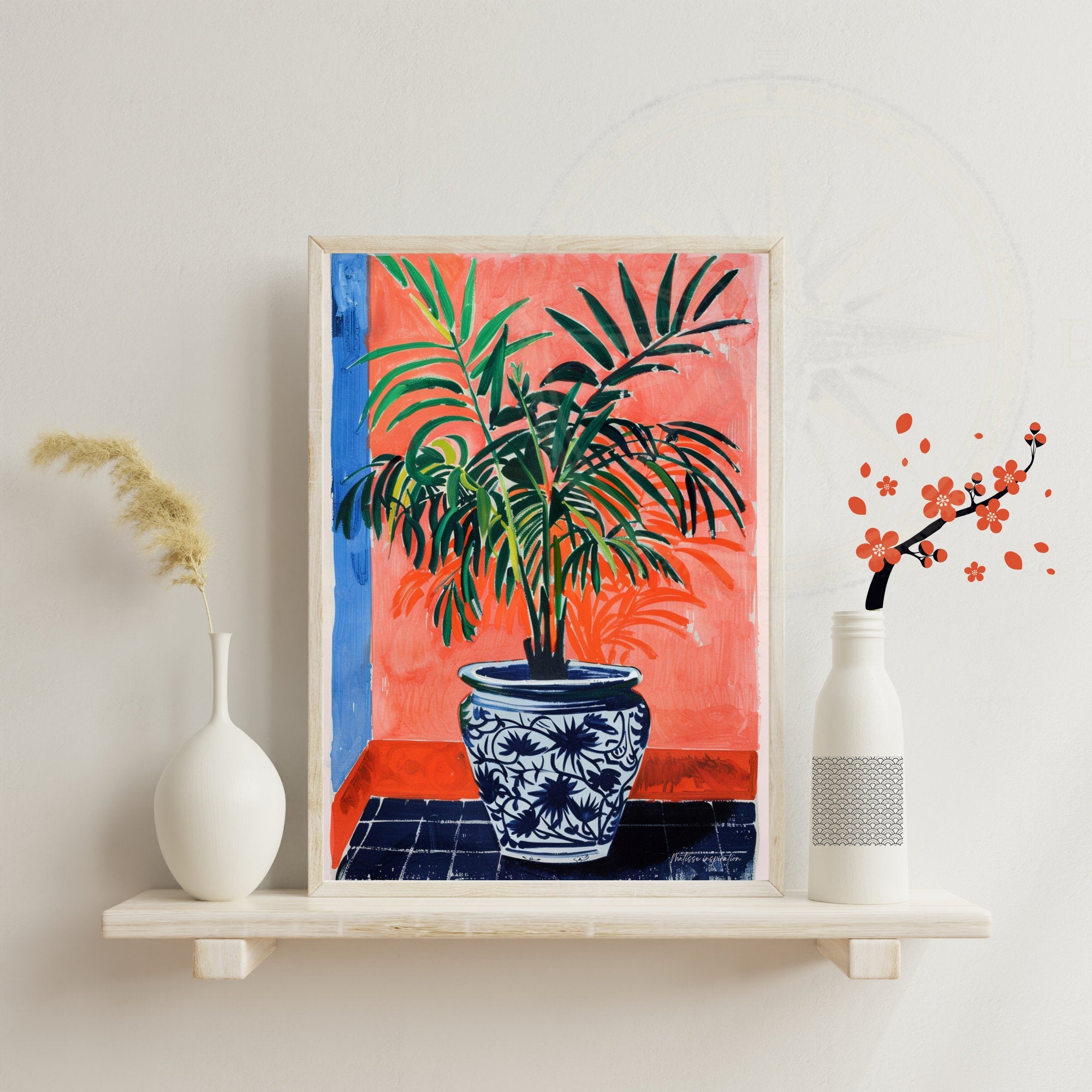Matisse Print | Henri Matisse Poster | Henri Matisse Inspiration - Vase and Plant