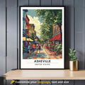 Asheville, North Carolina Poster | Asheville Travel Print