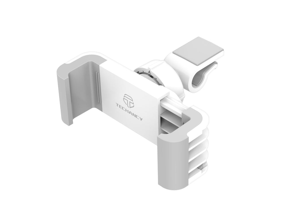 Techancy Car Phone Holder TI2282 Rotatable Stable Compatible with 4.7 to 6.4 Inch White