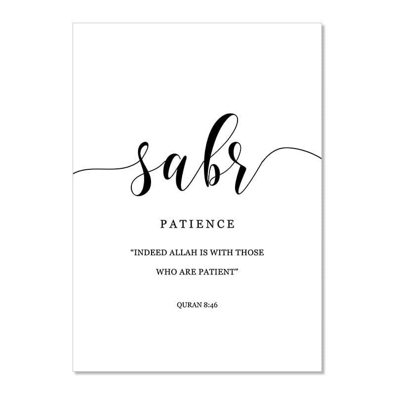 Poster Geduld Dankbarkeit Gebet  I Wandbilder Wohnzimmer & Schlafzimmer I Deko Print Bilder I ohne Rahmen