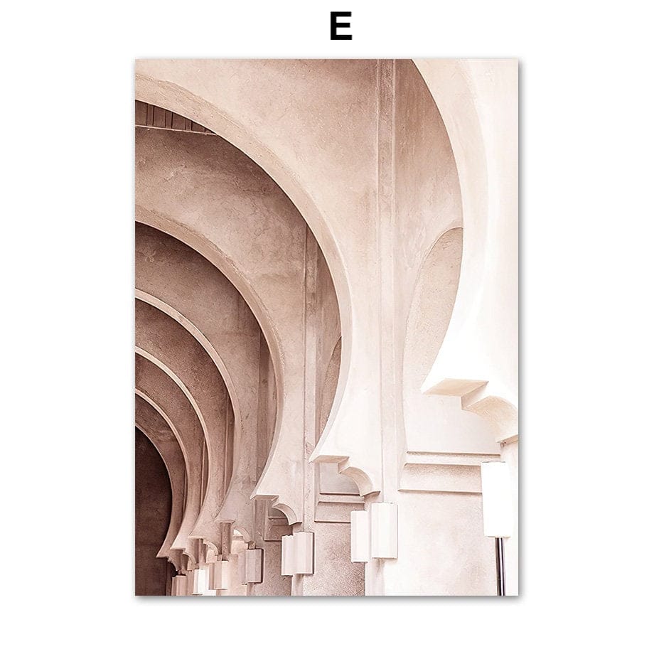 Morocco Gate Arab Architecture Poster · Living Room & Bedroom Wall Art · Decorative Prints · Unframed