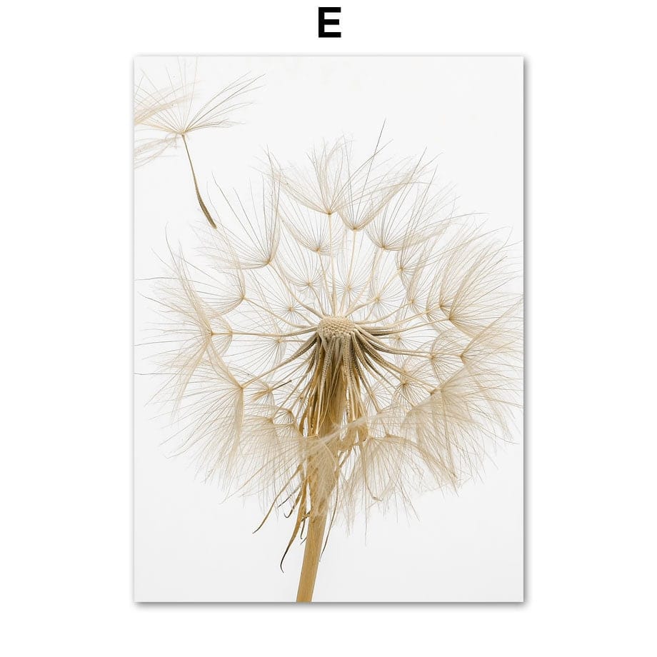 Poster Pampas Grass Beige Love I Wall Art Living Room & Bedroom I Decorative Prints I Unframed