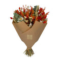 Dried Flowers Classic Bouquet – Orange – approx. 60cm – Dried Flower Bouquet in Warm Colors – Sustainable & Long-lasting Decoration for Home & Office