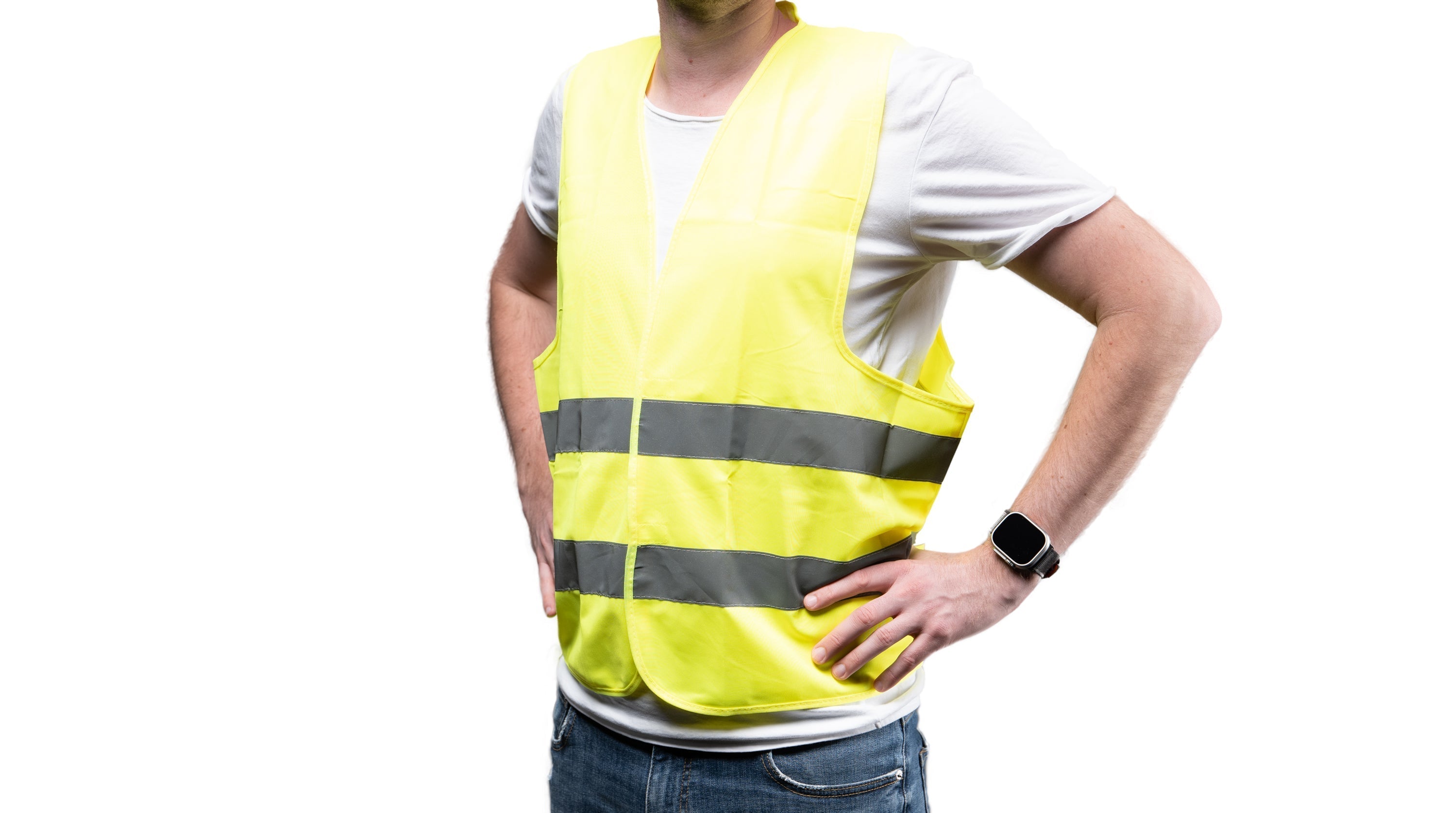 High-visibility vest for road traffic
