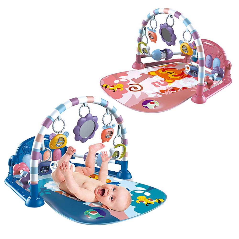 Activity center with piano, in multiple types-pink