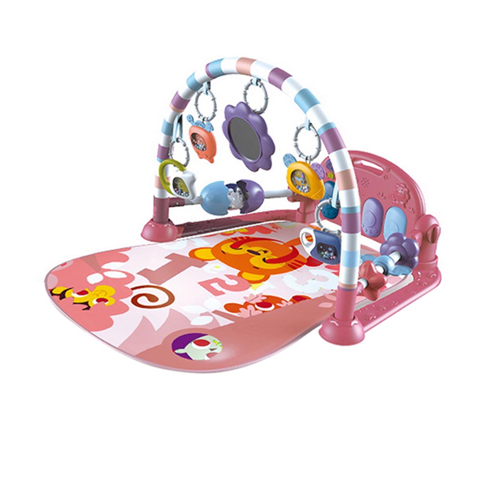 Activity center with piano, in multiple types-pink